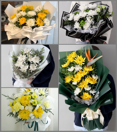 福建泉州南安市翔云镇头梅村白事花束代送